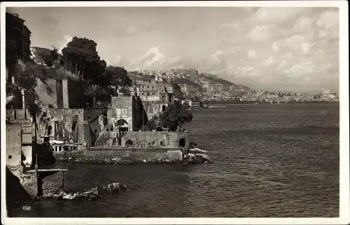 Ak Napoli Neapel Campania, Teilansicht vom Ort, Golf