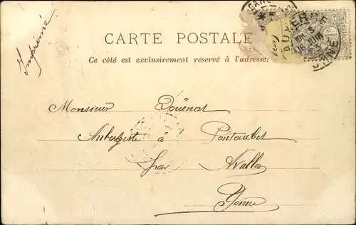 Ak Monte-Carlo Monaco, Vue Generale und die Yacht des Fürsten von Monaco