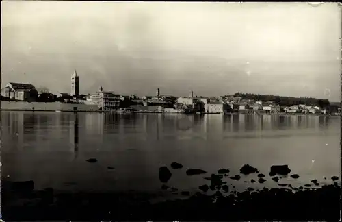Foto Ak Rab Kroatien, Blick auf die Stadt