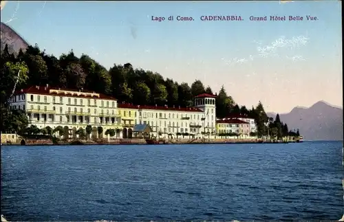 Ak Cadenabbia Lago di Como Lombardia Italien, Grand Hotel Belle Vue