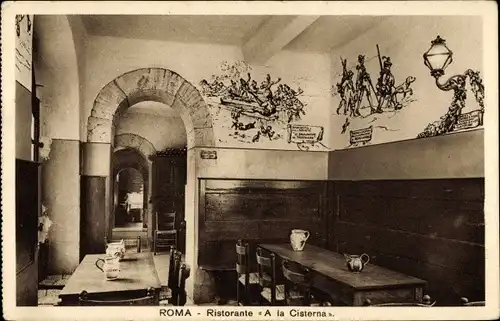 Ak Roma Rom Latium, Ristorante A la Cisterna