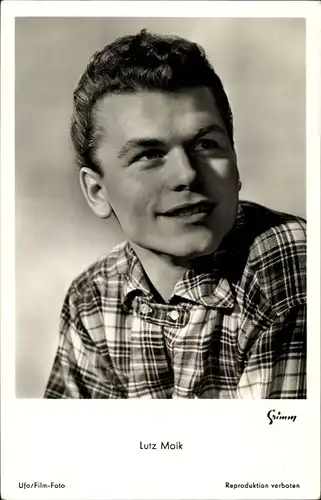 Ak Schauspieler Lutz Moik, Portrait