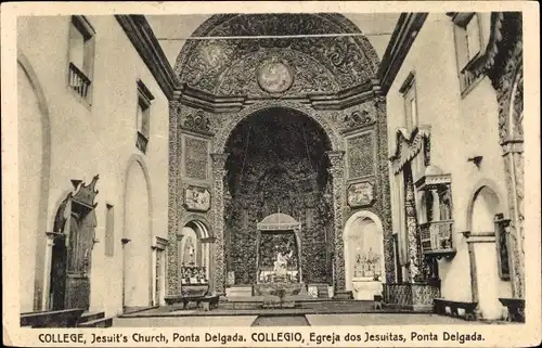 Ak Ponta Delgada Azoren, College, Jesuit's Church