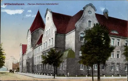Ak Wilhelmshaven an der Nordsee, Marine-Stations-Intendantur