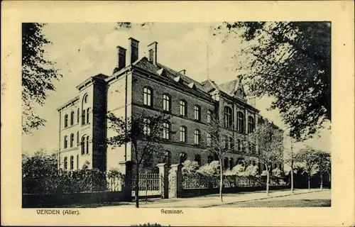 Ak Verden an der Aller, Seminar
