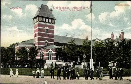 Ak Vegesack Hansestadt Bremen, Etablissement Strandlust