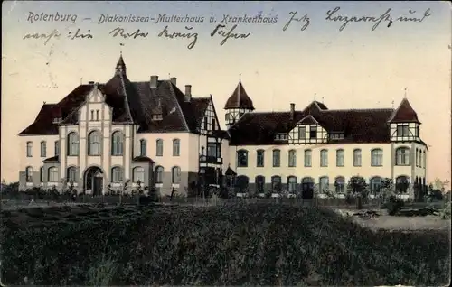 Ak Rotenburg an der Wümme, Diakonissen Mutterhaus und Krankenhaus