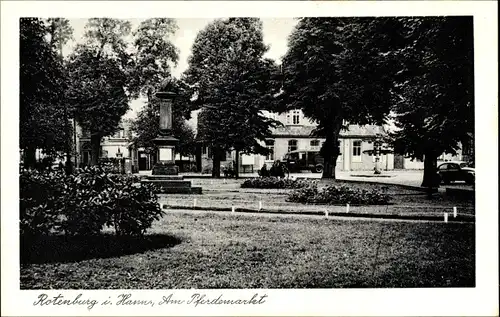 Ak Rotenburg an der Wümme, Am Pferdemarkt