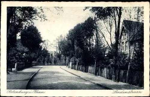 Ak Rotenburg an der Wümme, Lindenstraße