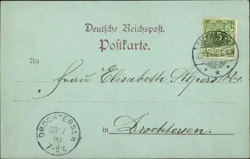 Mondschein Ak Nordseebad Cuxhaven, Blick von der See