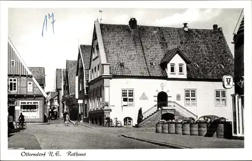 Ak Otterndorf an der Niederelbe, Rathaus