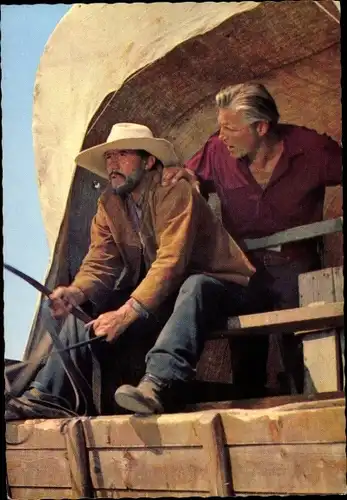 Ak Schauspieler Lex Barker im Film Winnetou I. Teil, Old Shatterhand