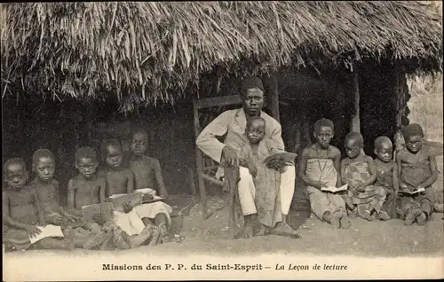 Ak Missionen der Väter des Heiligen Geistes, Die Lesestunde