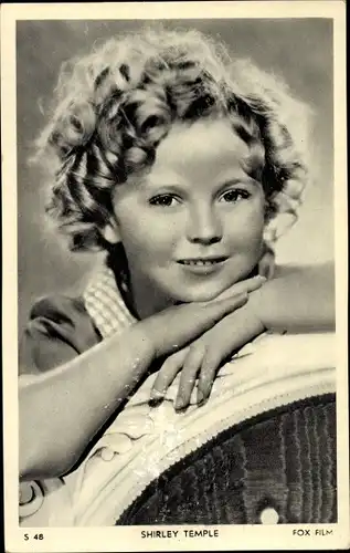 Ak Schauspielerin Shirley Temple, Portrait, Fox Film, S 48