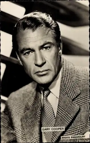 Ak Schauspieler Gary Cooper, Portrait