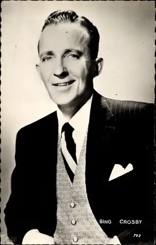 Ak Schauspieler Bing Crosby, Portrait