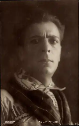 Ak Schauspieler Amleto Novelli, Portrait