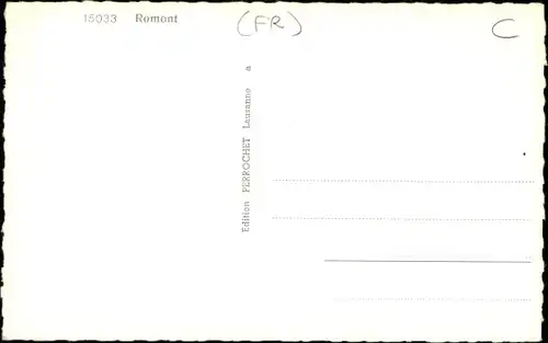 Ak Romont Glane Kanton Freiburg, Gesamtansicht