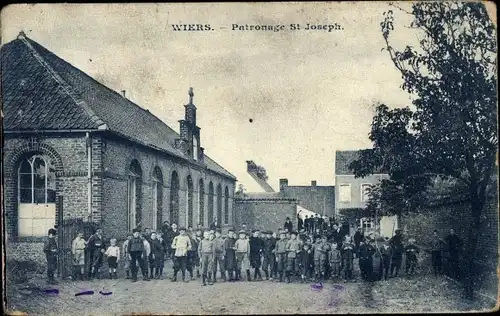 Ak Wiers Péruwelz Wallonie Hennegau, Patronat St. Joseph