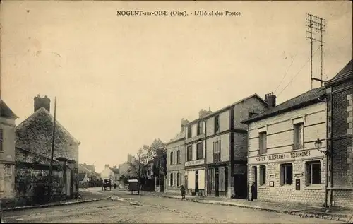 Ak Nogent-sur-Oise, das Hotel des Postes