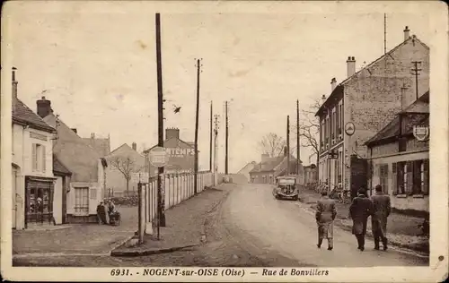 Ak Nogent-sur-Oise, Rue de Bonvillers