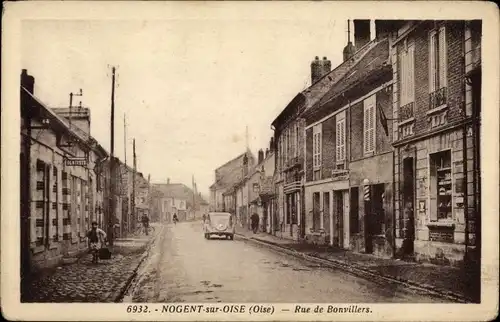 Ak Nogent-sur-Oise, Rue de Bonvillers