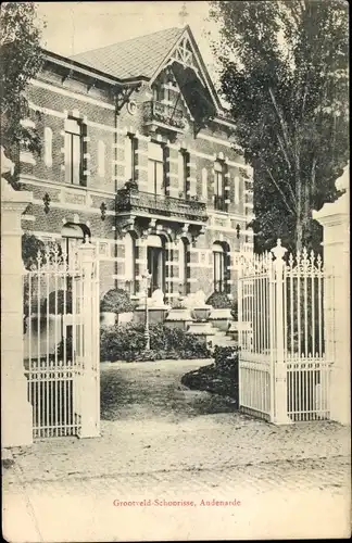 Ak Oudenaarde Oudenaarde Ostflandern, Grootveld Schoorisse