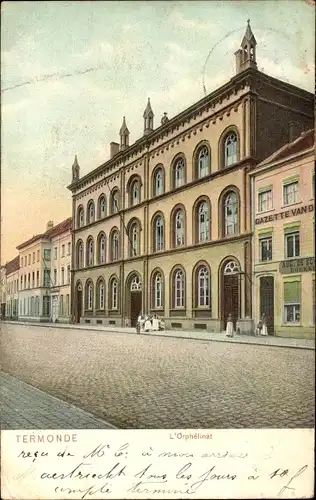 Ak Dendermonde Dendermonde Ostflandern, Das Waisenhaus