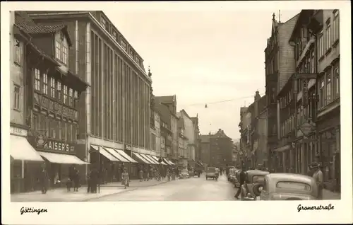 Ak Göttingen in Niedersachsen, Gronerstraße, Kaiser&#39;s