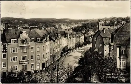 Ak Waldheim in Sachsen, Schillerstraße