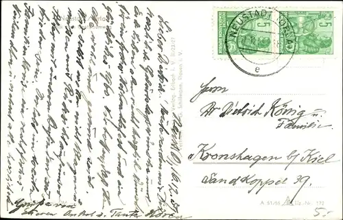 Ak Neustadt an der Orla, Stadtansicht