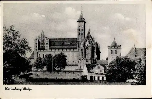 Ak Malbork Marienburg Westpreußen, Ordensburg