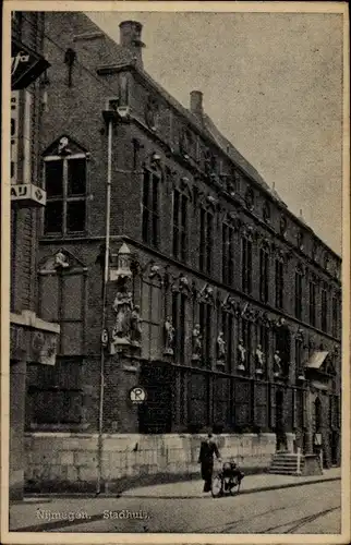 Ak Nijmegen Gelderland, Rathaus