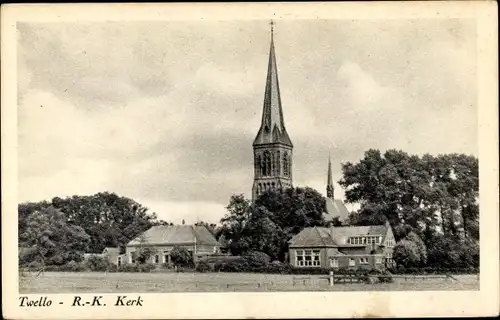 Ak Twello Voorst Gelderland, R.-K. Kerk