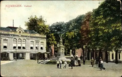 Ak Nijmegen Gelderland, Valkhof, Denkmal