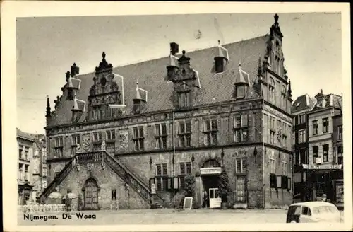 Ak Nijmegen Gelderland, De Waag