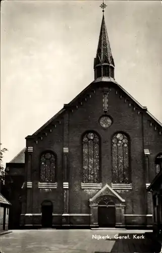 Ak Nijkerk Gelderland, Geref. Kerk