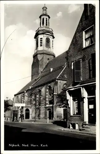 Ak Nijkerk Gelderland, Toren Ned. Herv. Kerk