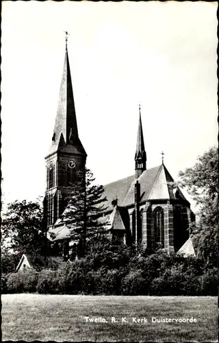 Ak Twello Voorst Gelderland, R. K. Kerk Duistervoorde