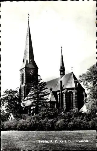 Ak Twello Voorst Gelderland, R. K. Kerk Duistervoorde