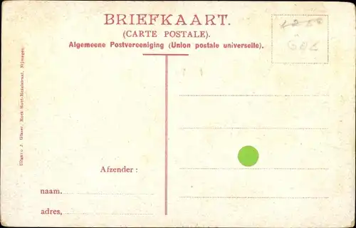 Ak Nijmegen Gelderland, Ingang Valkhof