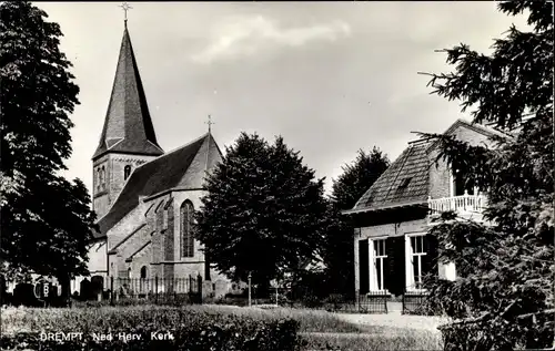 Ak Drempt Gelderland Niederlande, Ned. Herv. Kerk