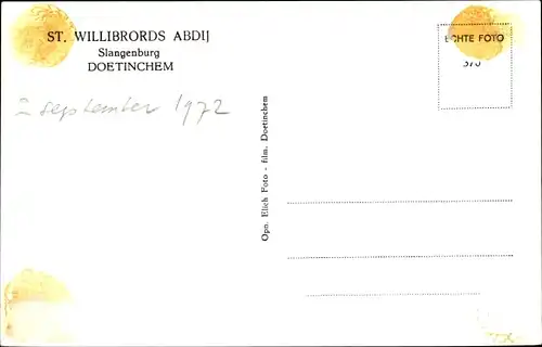 Ak Doetinchem Gelderland, St. Willibrords Abdij, Slangenburg, Luftaufnahme