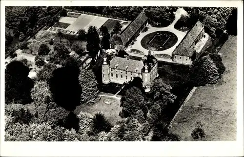 Ak Doetinchem Gelderland, Kasteel Slangenburg, Luftaufnahme