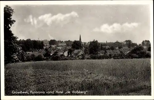 Ak Groesbeek Gelderland, Panorama vanaf Hotel de Wolfsberg