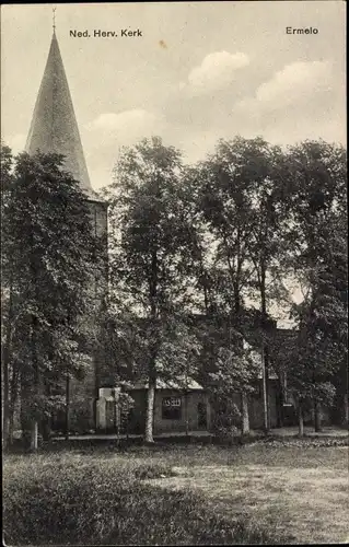 Ak Ermelo Gelderland, Ned. Herv. Kerk