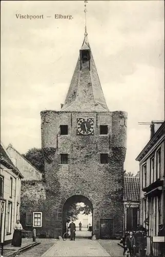 Ak Elburg Gelderland, Vischpoort