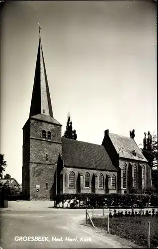 Ak Groesbeek Gelderland, Ned. Herv. Kerk