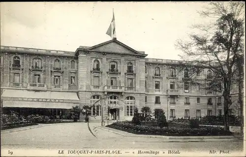 Ak Le Touquet Paris Plage Pas de Calais, Hermitage Hotel