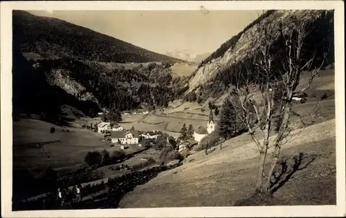 Ak Sankt Jodok am Brenner Tirol, Ort mit Umgebung
